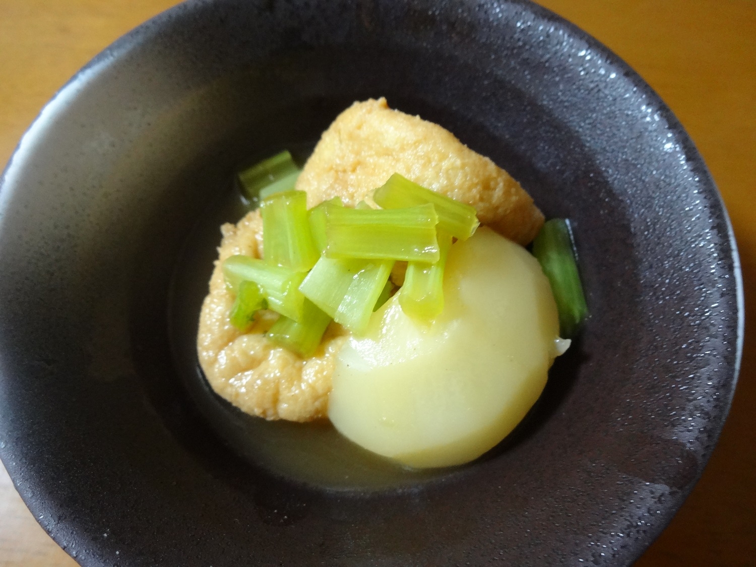 がんもとカブの煮物