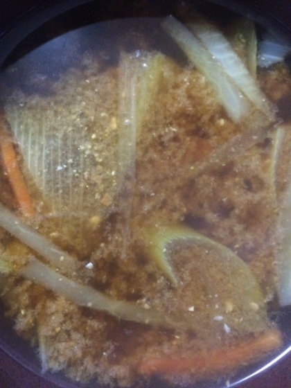 長ネギと大根のお味噌汁
