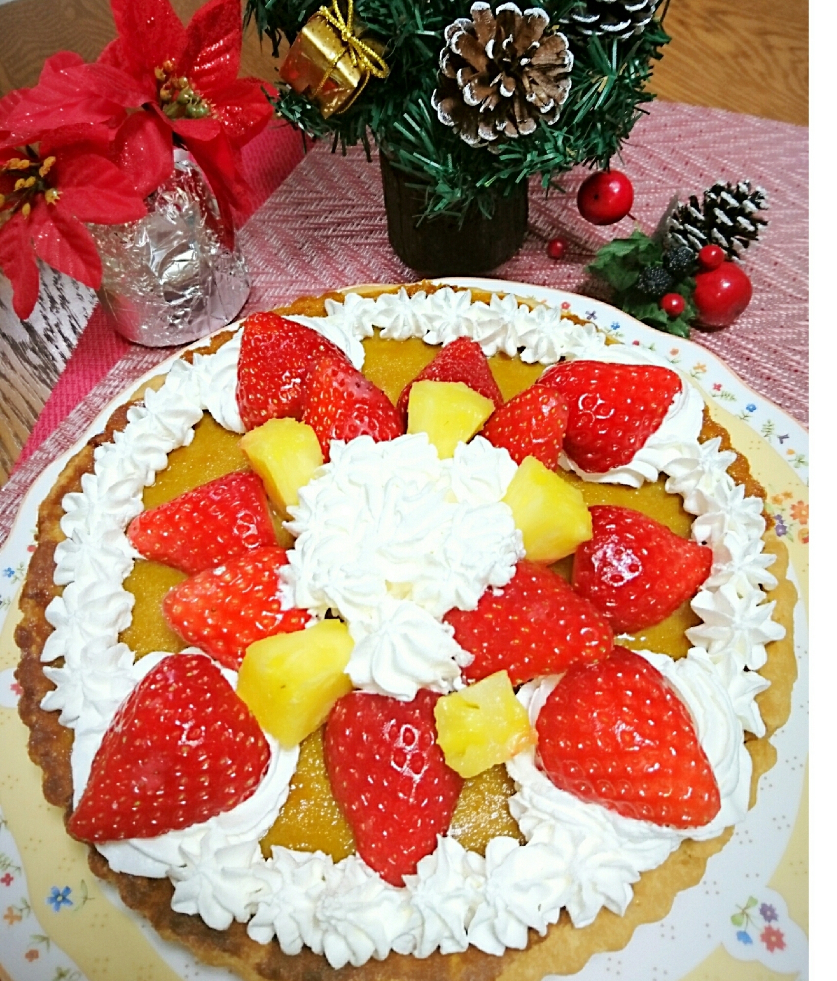 ホットケーキミックスでカボチャのシナモン風味タルト