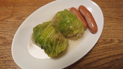 野菜たっぷり♪コンソメ味のロールレタス☆