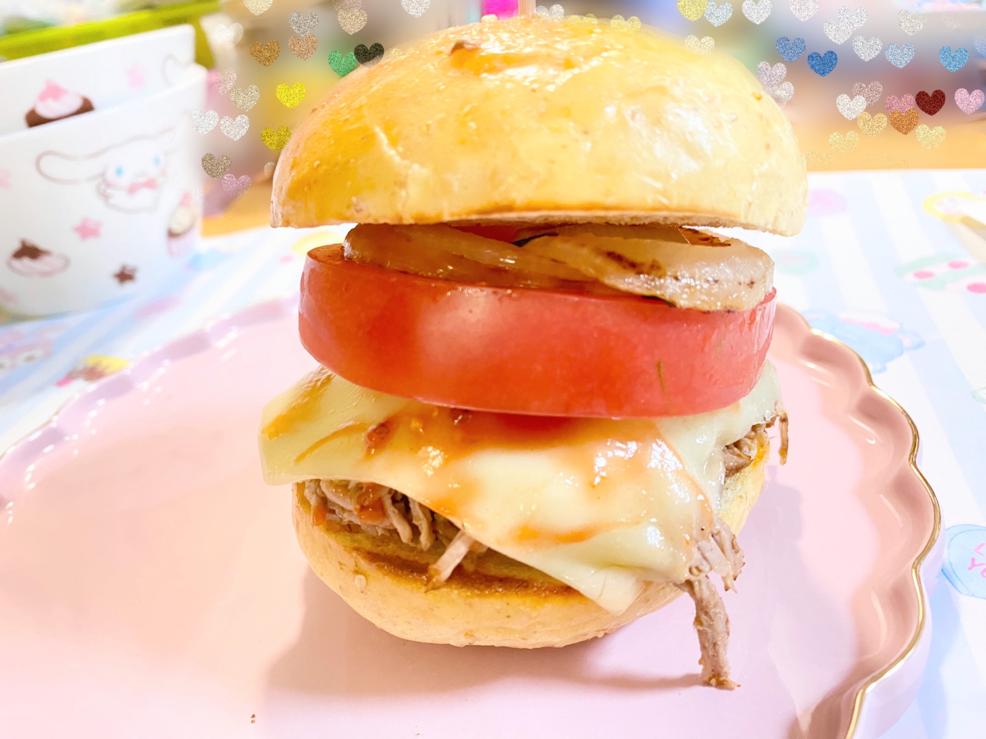 【お店の味】プルドポークバーガー☆