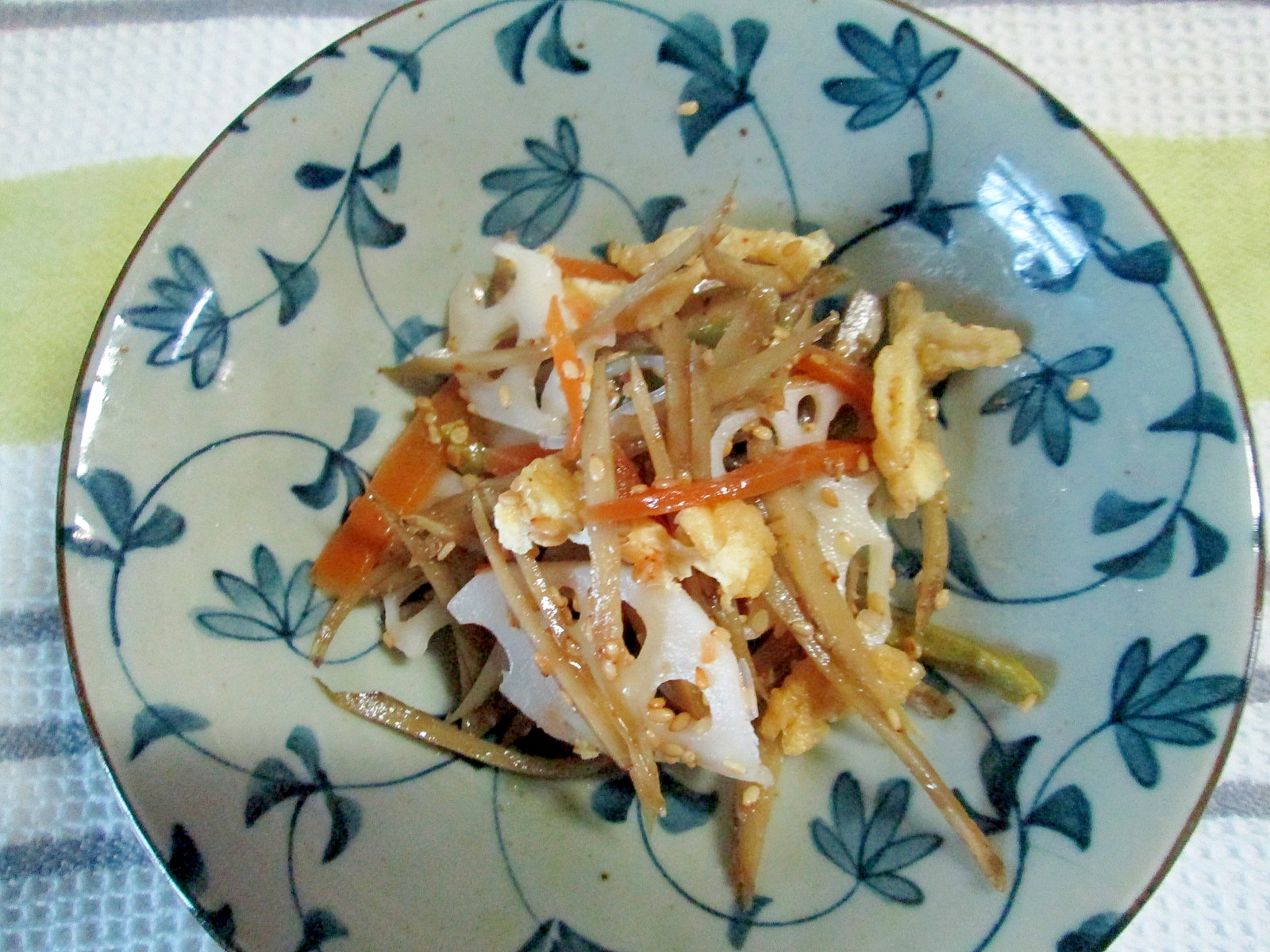 甘酢レンコンと油揚げ入りきんぴら