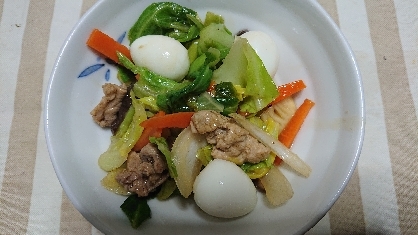 キャベツとキクラゲと豚肉de中華野菜炒め♪