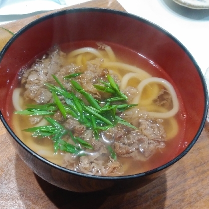 シンプル♬美味しい☆肉うどん