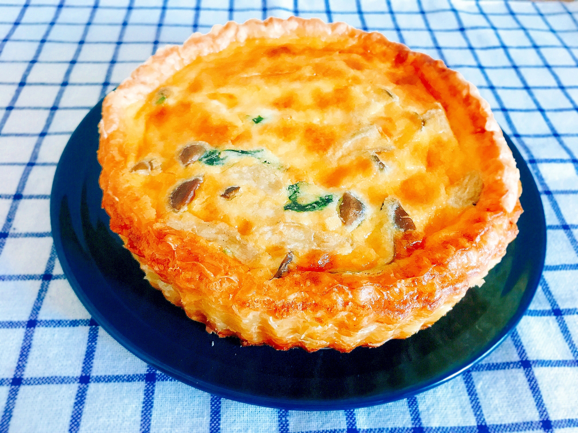 冷凍パイシートで作るベーコンとほうれん草のキッシュ レシピ 作り方 By Cocopoteito 楽天レシピ