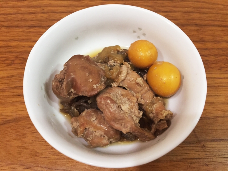 鳥のモツ煮