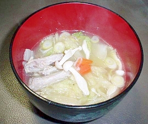 【野菜たっぷり】野菜ときのこのスープ