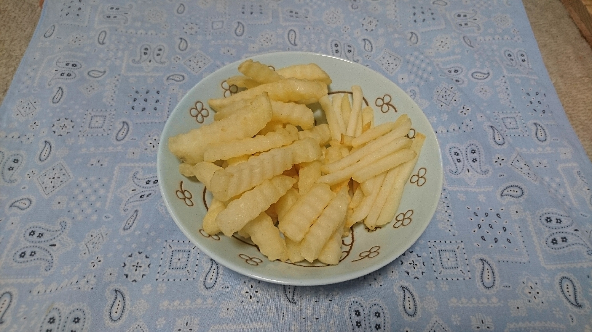 お弁当に✨お肉のお供に✨パンと✨フライドポテト✨