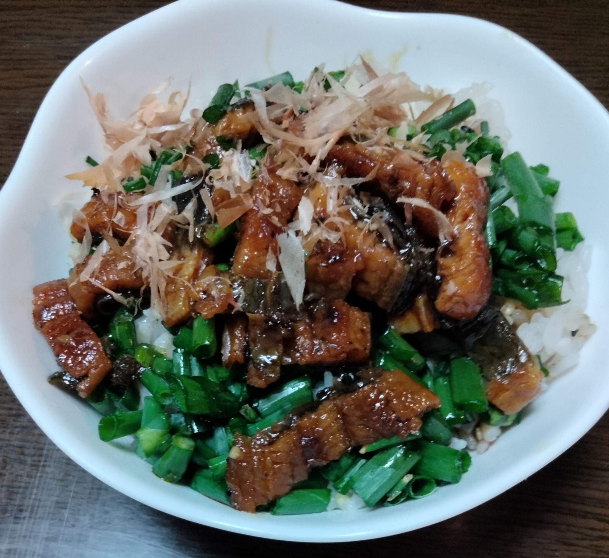 刻みうなぎ丼 分葱たっぷり