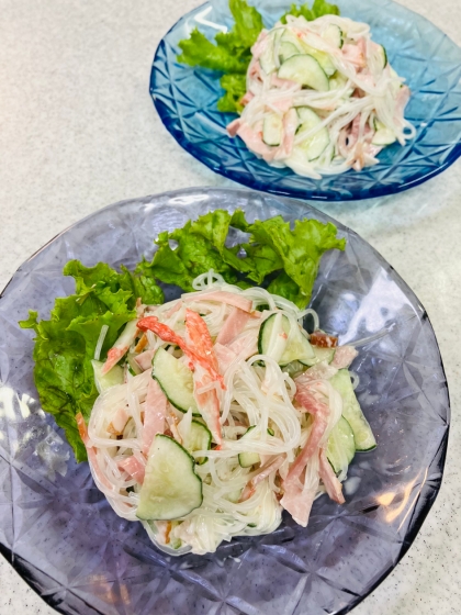 春雨サラダたまに
無性に食べたくなり
ます✨とっても
美味しかったです✨
(*´꒳`*)♡