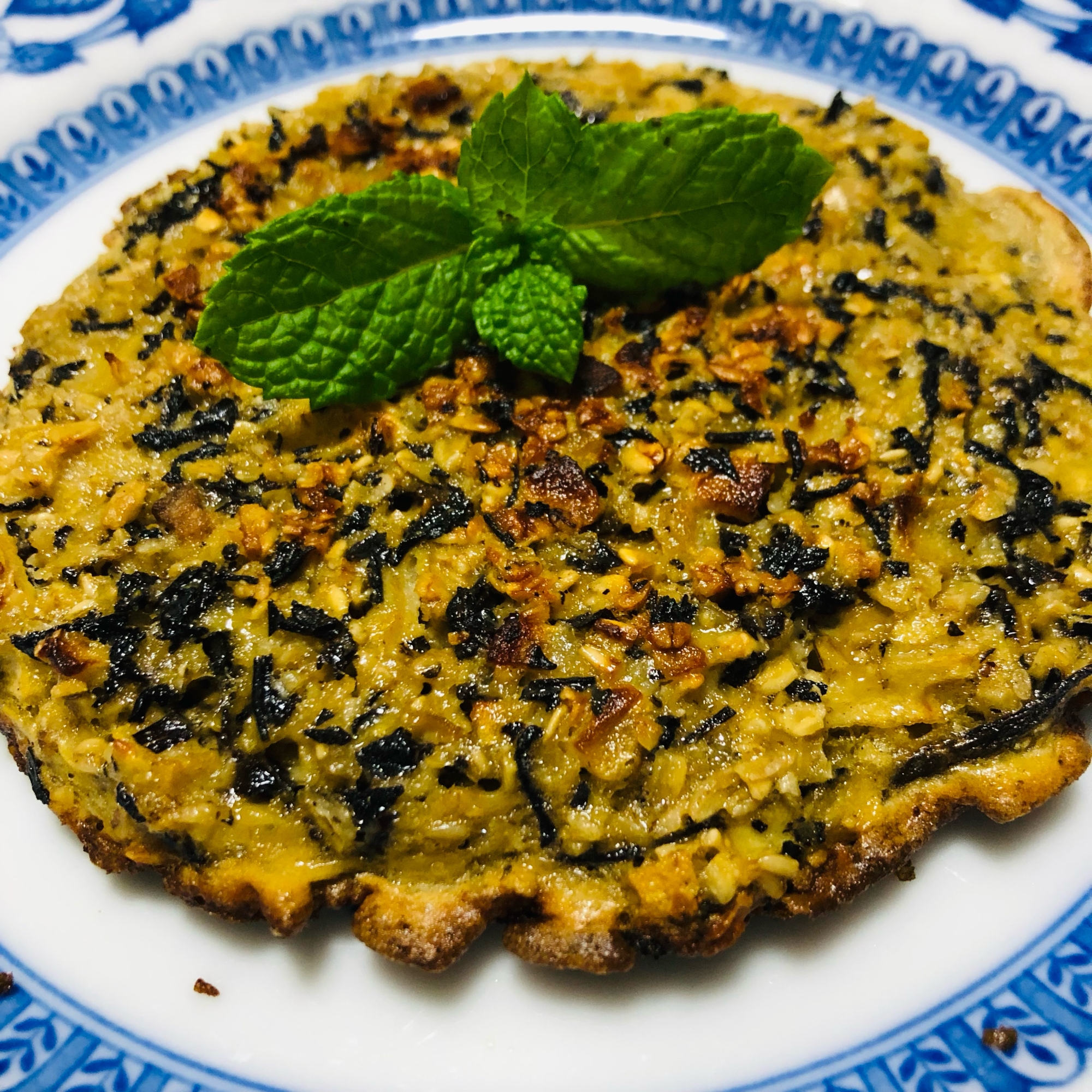 りんごと紅茶のオートミールパンケーキ♪