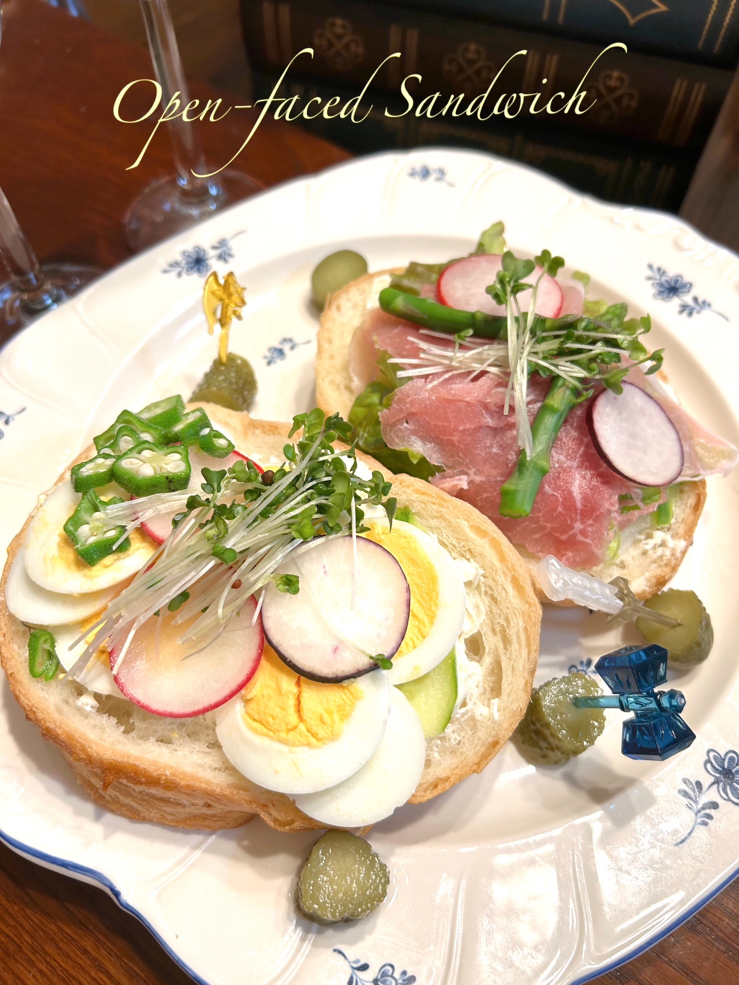 ★クリームチーズ(国産)ベースのオープンサンド♪★