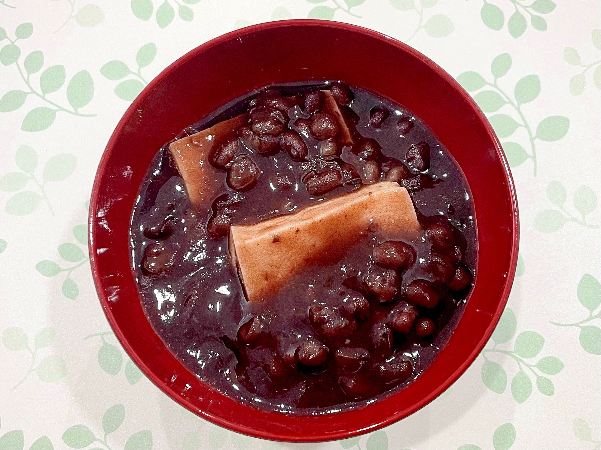 ヘルシーな豆腐しるこ