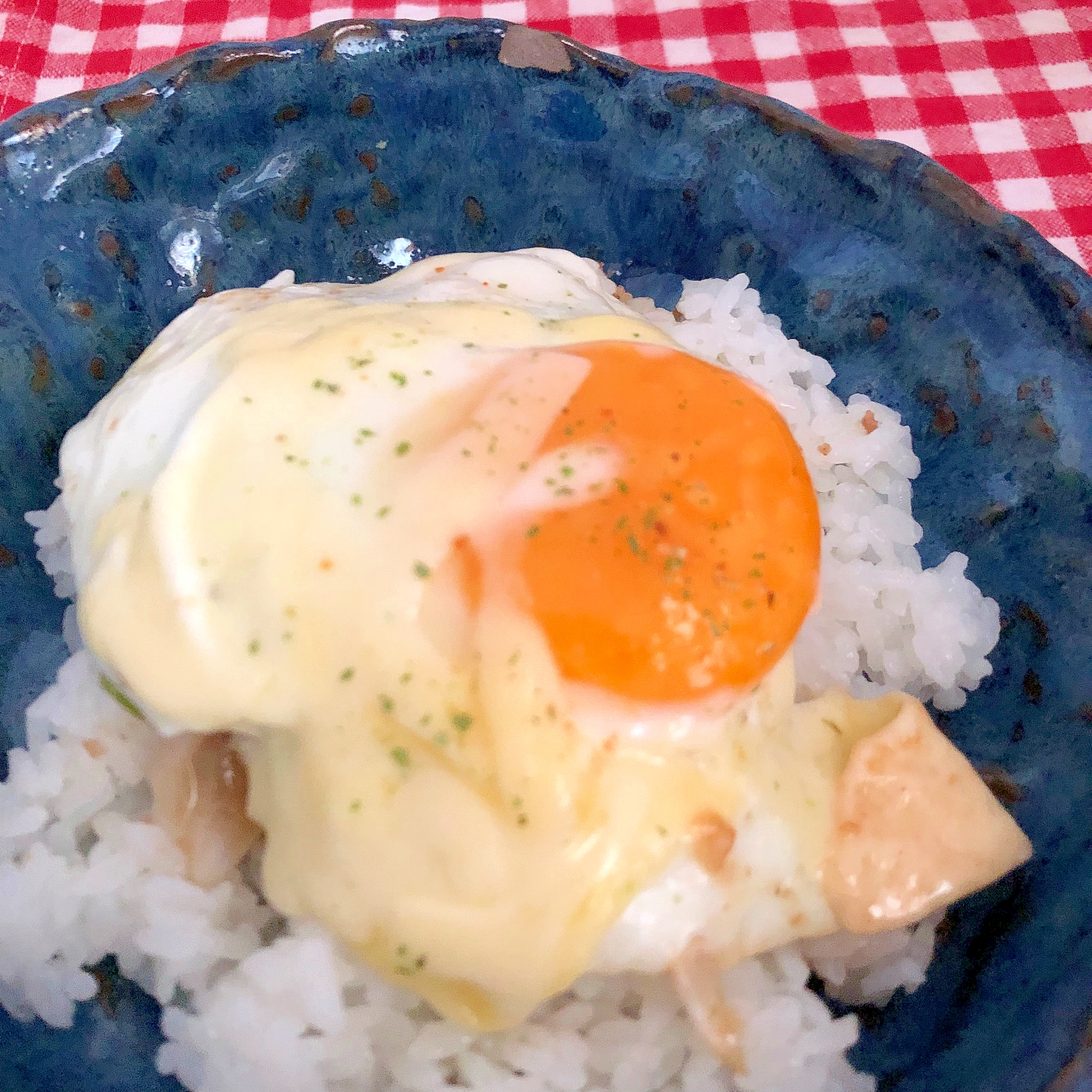 チーズ目玉焼き丼★