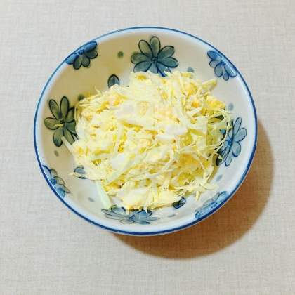 ゆで卵入り♡満足・美味しいコールスロー
