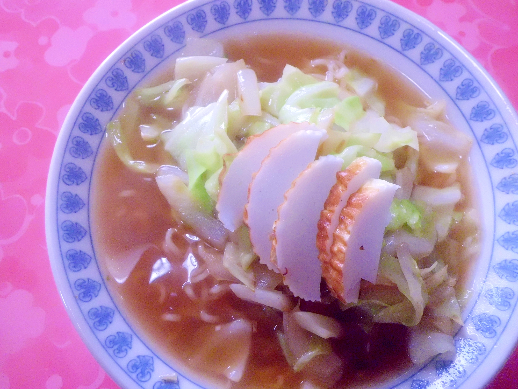 キャベツ＆タマネギ炒め味噌ラーメン