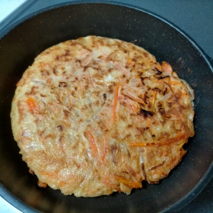 もやし消費☆もやしと人参のチヂミ