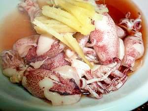 やわらかいヒイカの煮物 しょうが風味 レシピ 作り方 By Pearlyshell 楽天レシピ