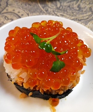 ときめきごはん 鮭いくらおにぎり♪ セブンのおにぎり「鮭といくら」、いくらの量をはかったら4gだった