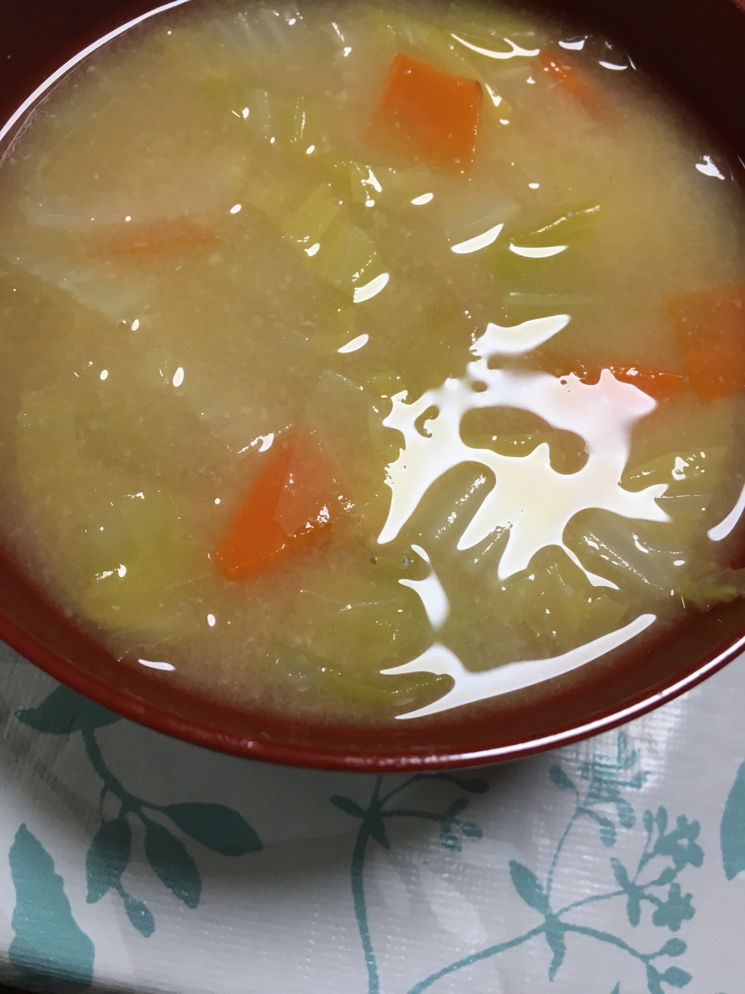 白菜とキャベツたっぷり(*^^*)粕汁☆