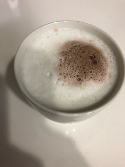 バリスタで　チョコ・シナモンカプチーノ