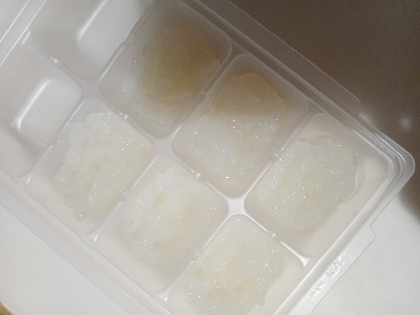 離乳食中期「大根」冷凍保存法