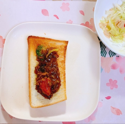 mimiちゃん♫昨日のカレーで朝ごはんに作りました‎♪ْ˖⋆素敵なレシピをありがとうございます♪◕‿ ◕ ॣ♡