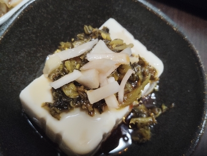 お漬物ごま油冷奴ෆ˚*