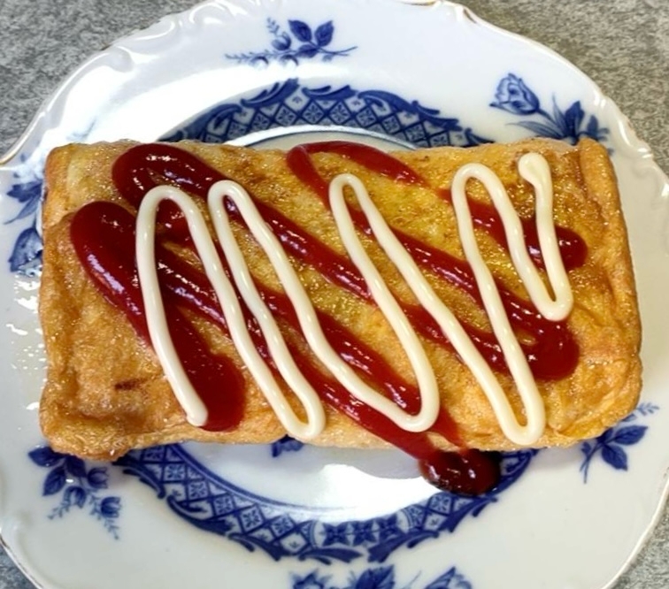 ツナ入り卵焼き マヨケチャがけ