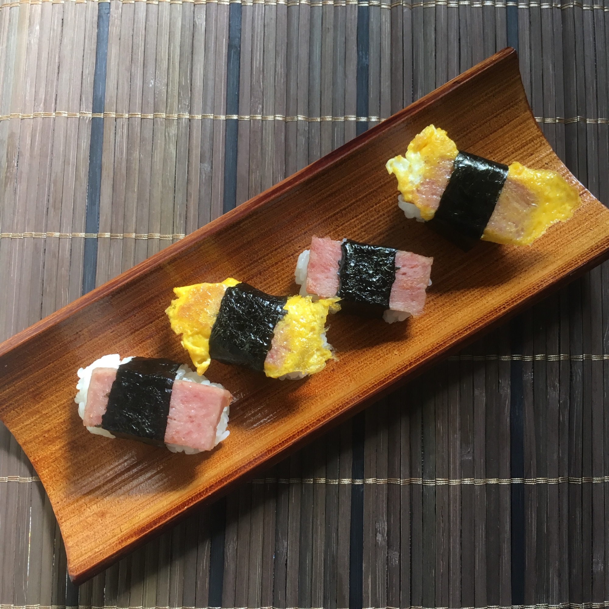 焼くだけ 簡単 スパム寿司 レシピ 作り方 By 和水屋 なごみや 楽天レシピ