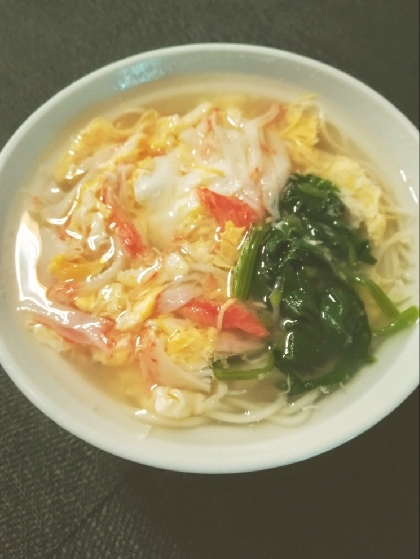 水菜が無かったのでほうれん草を使いました。
簡単で美味しかったです♪