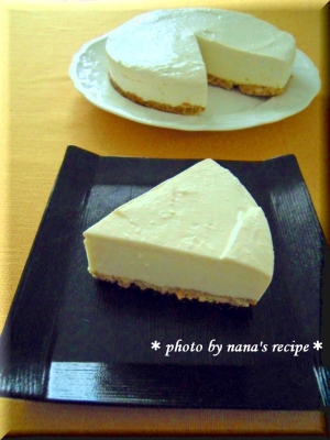 ミキサーで簡単レアチーズケーキ レシピ 作り方 By Nana S Recipe 楽天レシピ