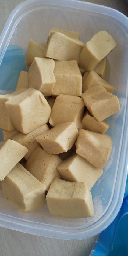 調味料２つだけ♪レンジで簡単高野豆腐煮☆