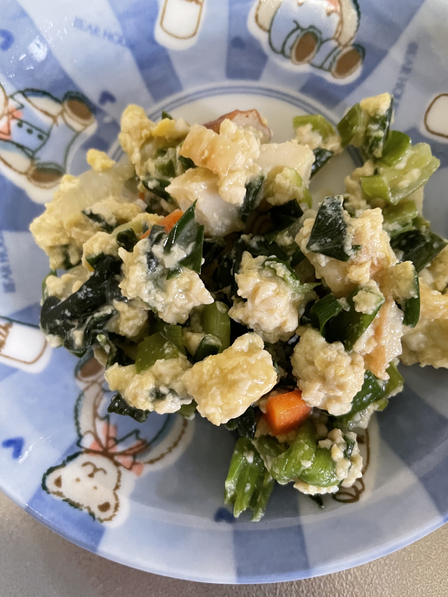 豆腐と野菜の白和え