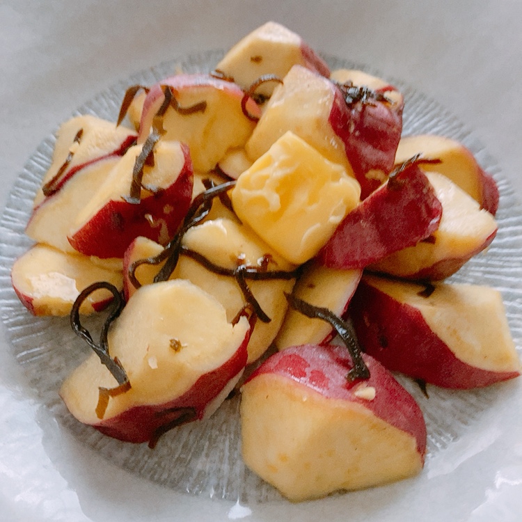 5分で出来あがり!さつまいもの塩昆布バター