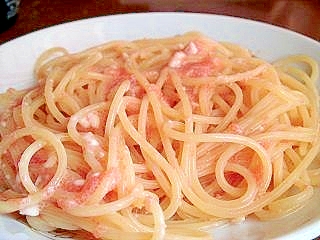 明太子とチーズのパスタ