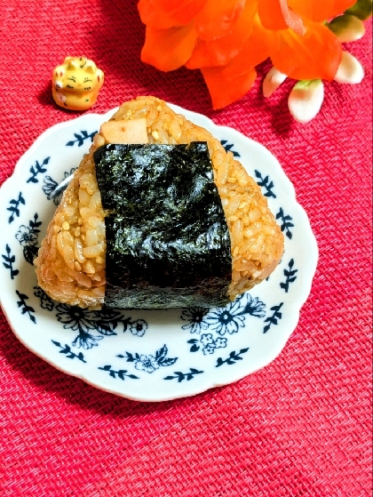 焼肉ダレde甘辛おにぎり♡