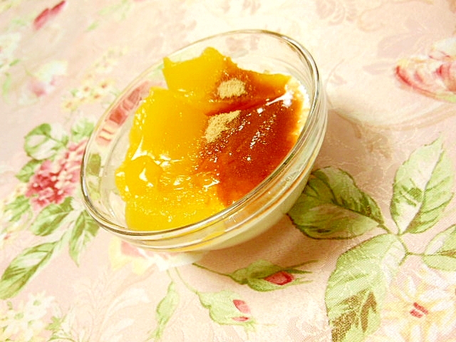 ピリリ❤刻み生姜と蜂蜜とオレンジゼリーの檸檬デザ❤