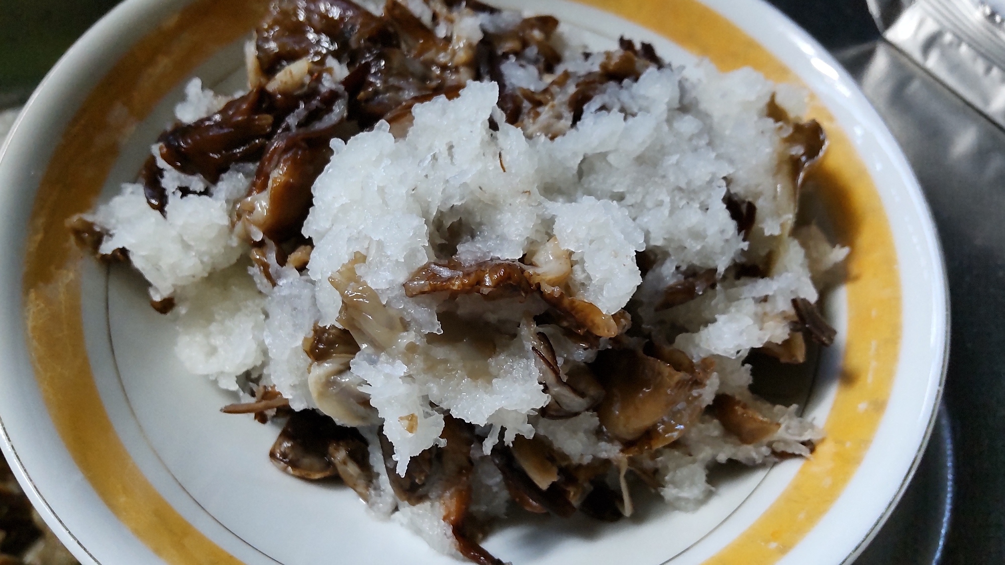 ナラタケのおろし和え