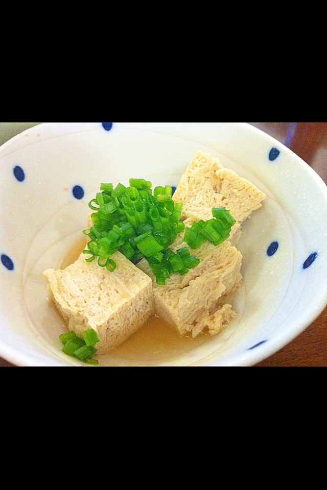 凍り豆腐の煮物