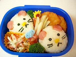 ねこさんのお弁当 レシピ 作り方 By Kumi Mama 楽天レシピ