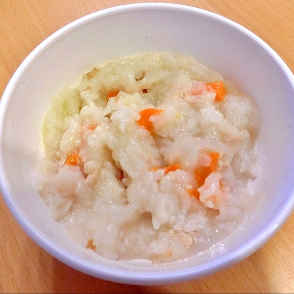 離乳食 中期 鶏ひき肉と玉ねぎとにんじんのおかゆ レシピ 作り方 By 安くて 早くて 美味しい 楽天レシピ 離乳食 中期 鶏ひき肉と玉ねぎとにんじんのおかゆ レシピ 作り方 By 安くて 早くて 美味しい 楽天レシピ