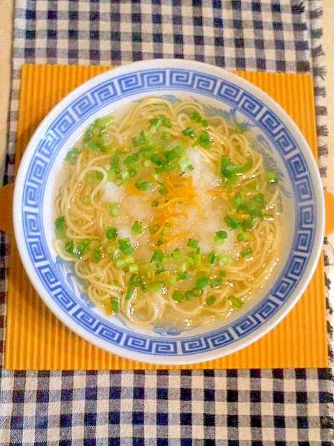 みぞれ塩ラーメン♪