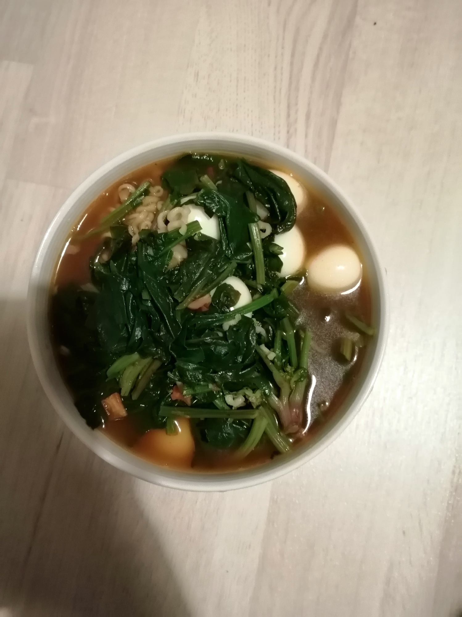 ほうれん草辛ラーメン