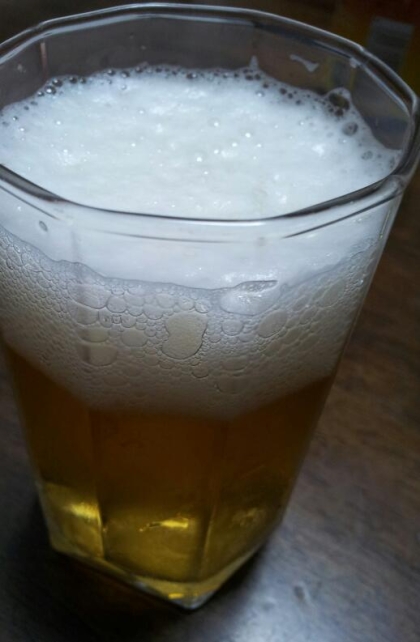 さっぱり　ビールで梅酒カクテル