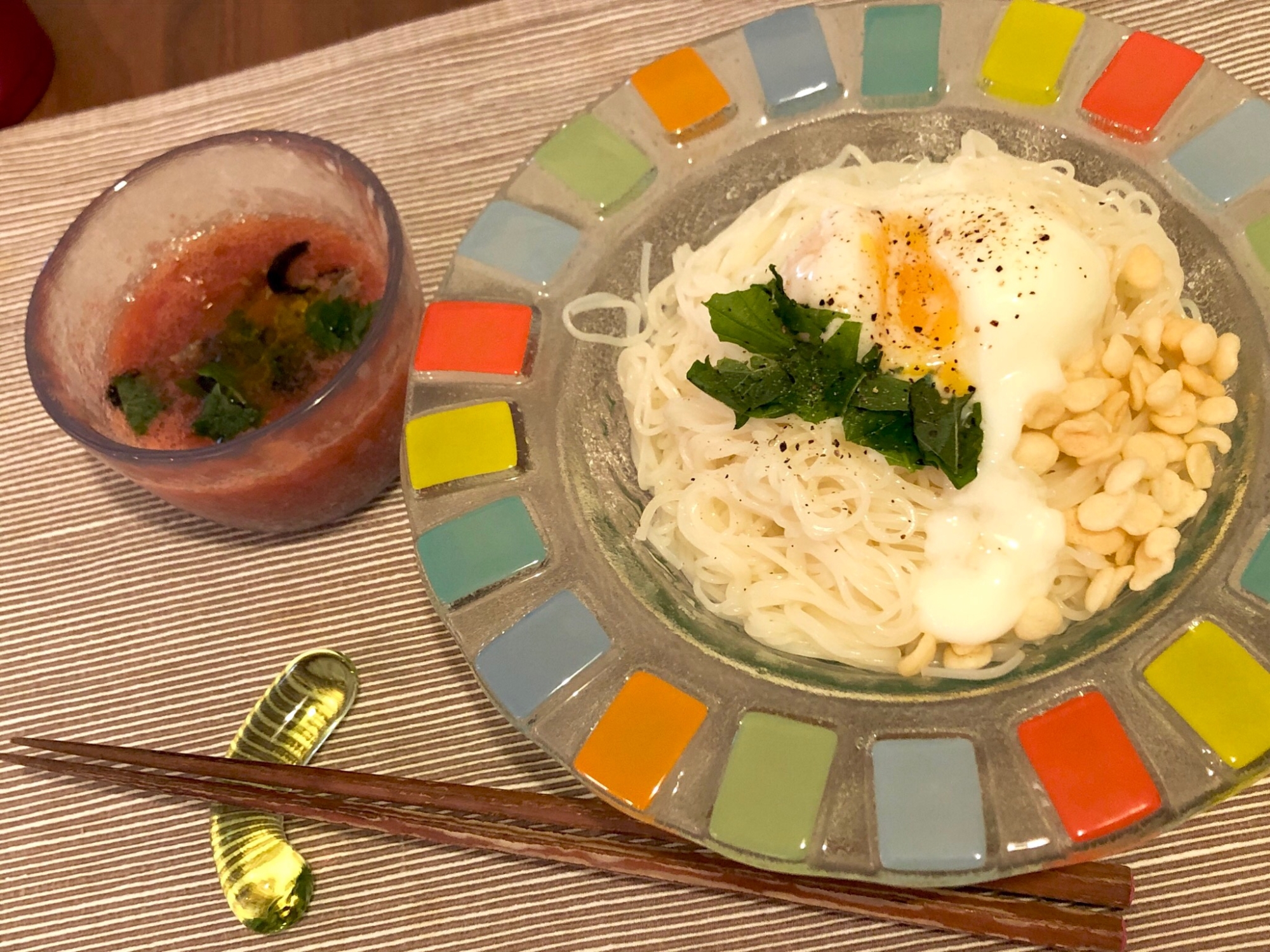 トマトつゆで食べるそうめん レシピ 作り方 By Rk15 楽天レシピ