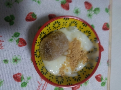 冷凍バナナヨーグルト