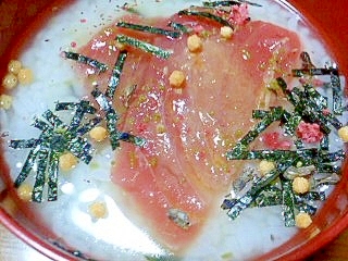 マグロのお茶漬け★すだち風味