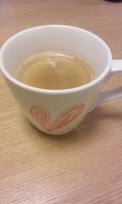 おはようございます☆
今朝もアーモンドコーヒー飲みました(*^O^*)