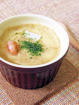 レンジで簡単★ぷるっぷるの洋風茶碗蒸し